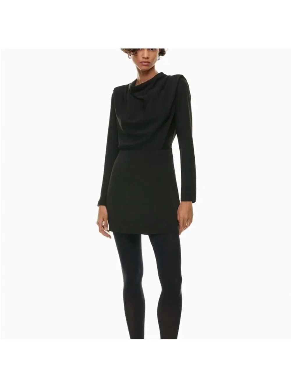 Aritzia Babaton Carter Black Mini Dress Size XXS